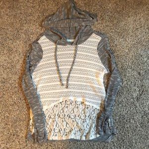 Maurice’s lace front hoodie. Size Large